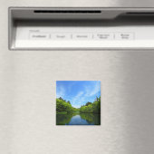 軽井沢・夏の雲場池 マグネット (インサイチュ (食洗機))