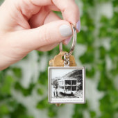 軽便鉄道の1つの救急車車 キーホルダー (手)