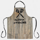 軽動揺して木素朴粒、フリッピン泡立て エプロン (正面)