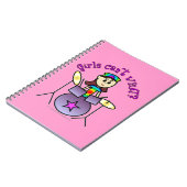 軽太鼓の女の子 ノートブック (左側)