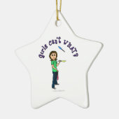 軽女ジャグラー セラミックオーナメント (左)