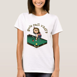 軽女ビリヤード選手 Tシャツ