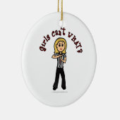 軽女レフリー セラミックオーナメント (右)