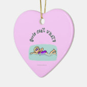 軽女子スイミング セラミックオーナメント (左)