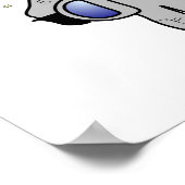 軽女性宇宙飛行士 ポスター (角)