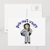 軽女性宇宙飛行士 ポストカード (正面/裏面)