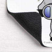 軽女性宇宙飛行士 マウスパッド (コーナー)