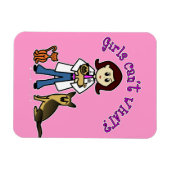 軽女性獣医 マグネット (横)