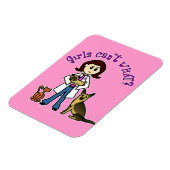 軽女性獣医 マグネット (左側)