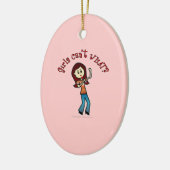 軽女歌手 セラミックオーナメント (左)