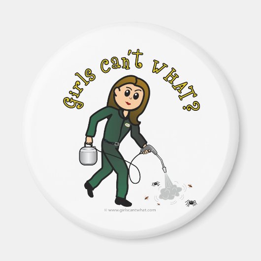 軽害虫駆除ガール マグネット (正面)