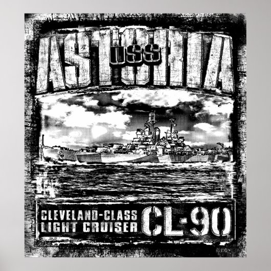 軽巡洋艦アストリア ポスター (正面)