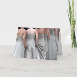 「軽微な調整」ブライドメイドサンキューカード サンキューカード