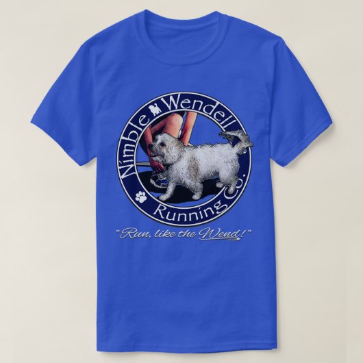 軽快なウェンデルランニングのCoパインターリサーモン Tシャツ (デザイン正面)