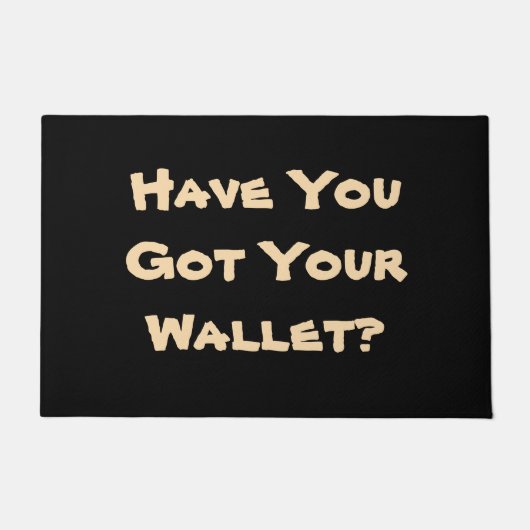 軽快なリマインダーフレーズオリジナルおもしろい ドアマット (正面)