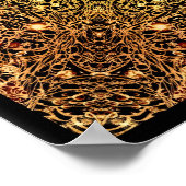 軽曼荼羅の繊維 ポスター (角)