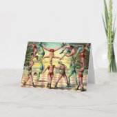 軽業を行う13人 カード (正面)