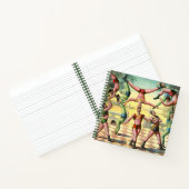 軽業を行う13人 ノートブック (内部)