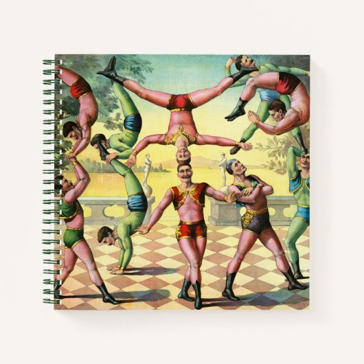 軽業を行う13人 ノートブック (正面)