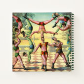 軽業を行う13人 ノートブック (裏面)