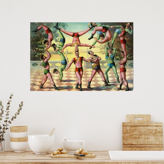 軽業を行う13人 ポスター (キッチン)