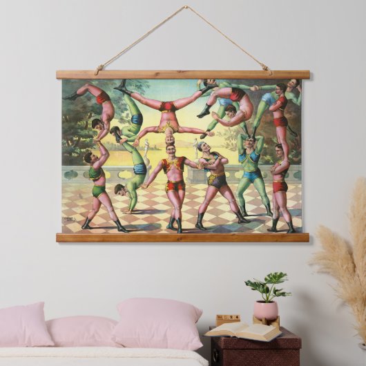 軽業を行う13人 吊り下げ型タペストリー (寝室)