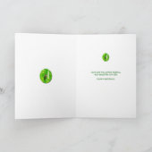 軽減の虫のバースデー・カード カード (内部)