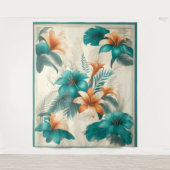 軽熱帯虹色結婚下の背景 タペストリー (正面)