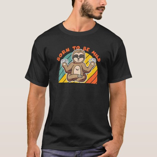 軽生まれく怠ける Tシャツ (正面)