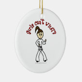 軽空手ガール セラミックオーナメント (右)