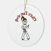 軽空手ガール セラミックオーナメント (左)