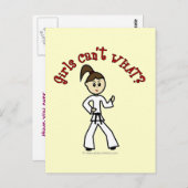 軽空手ガール ポストカード (正面/裏面)