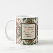 軽素朴朝賛美のマグカップ コーヒーマグカップ (左)