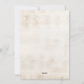 軽素朴木材 |赤いフローラ写真 シーズンカード (裏面)