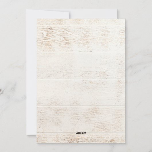 軽素朴木材 |赤いフローラ写真 シーズンカード (裏面)