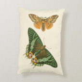 軽縁ど蝶絵画の アクセントクッション (裏面(縦))