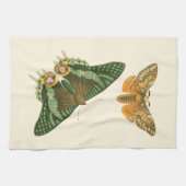 軽縁ど蝶絵画の キッチンタオル (横)