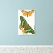 軽縁ど蝶絵画の キャンバスプリント (インサイチュ (ウッドフロア))
