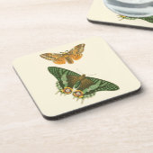 軽縁ど蝶絵画の コースター (左側)