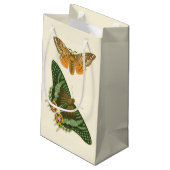 軽縁ど蝶絵画の スモールペーパーバッグ (裏面アングル)