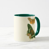 軽縁ど蝶絵画の マグカップ (正面右)