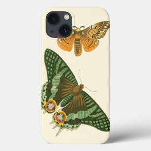 軽縁ど蝶絵画の iPhone 13ケース