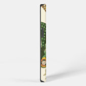 軽縁ど蝶絵画の iPhoneケース (右側面)