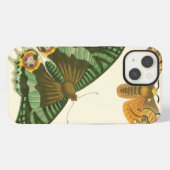 軽縁ど蝶絵画の iPhoneケース (裏面横)