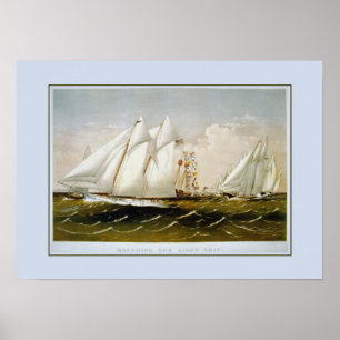 軽船の丸め。 ポスター