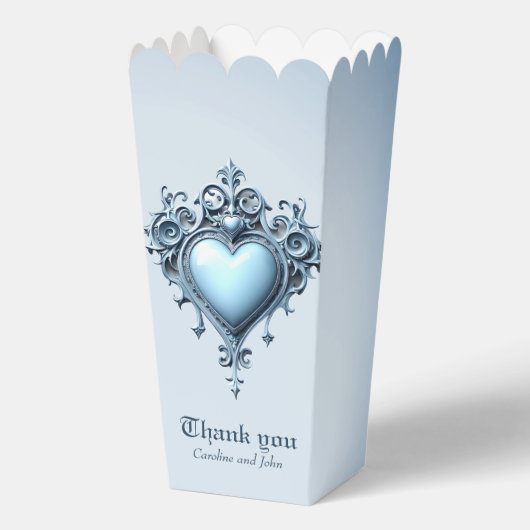 軽華美い青いアーチ形のフローラ。 フェイバーボックス (正面)