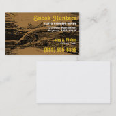 軽蔑のしぐさの魚の名刺 名刺 (正面/裏面)