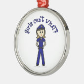 軽警察官少女 メタルオーナメント (左)