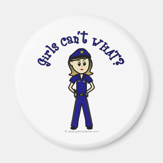 軽警察官 マグネット (正面)