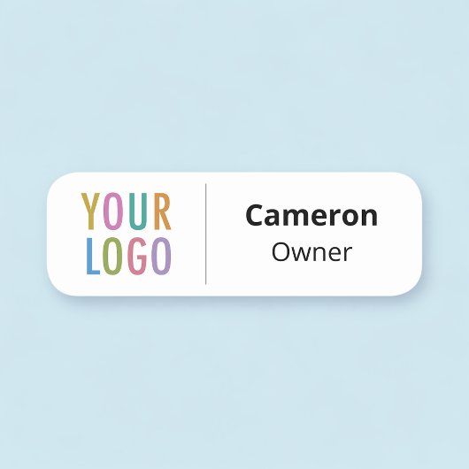 軽量の従業員名札会社ロゴ磁気 名札